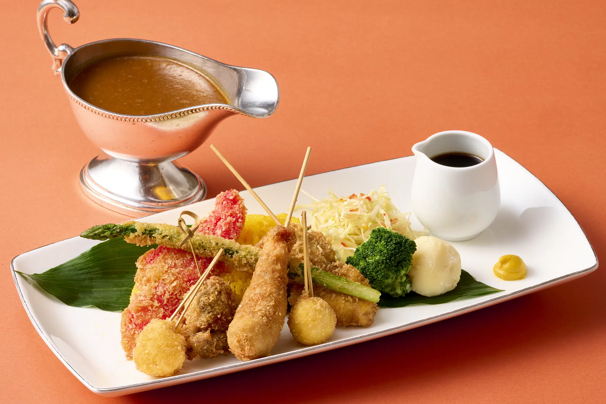 Naniwa Kushikatsu Curry. Photo courtesy of Imperial Hotel, Osaka Naniwa Kushikatsu Curry. Photo courtesy of Imperial Hotel, Osaka