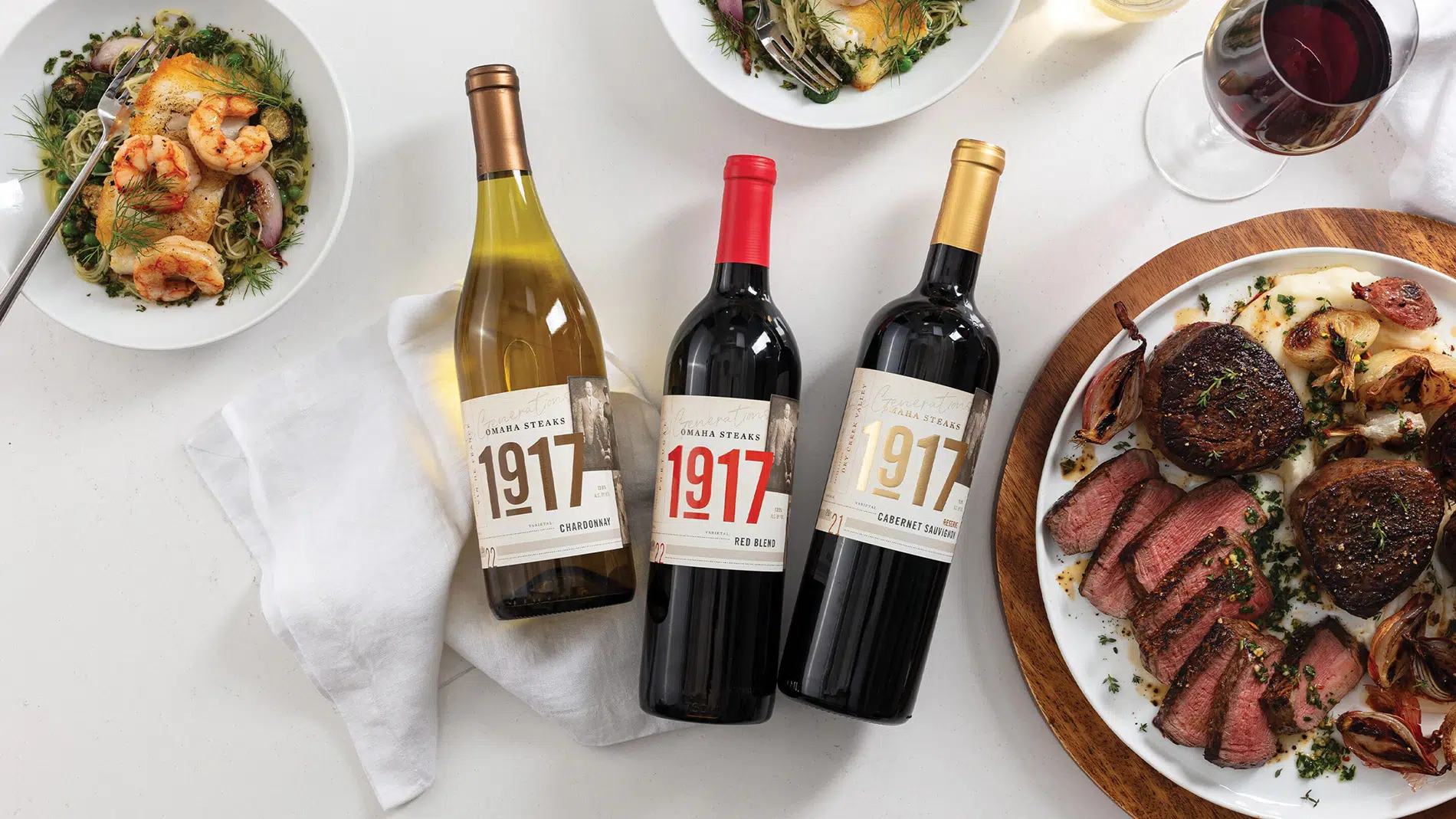 Omaha Steaks and wine Omaha Steaks and wine