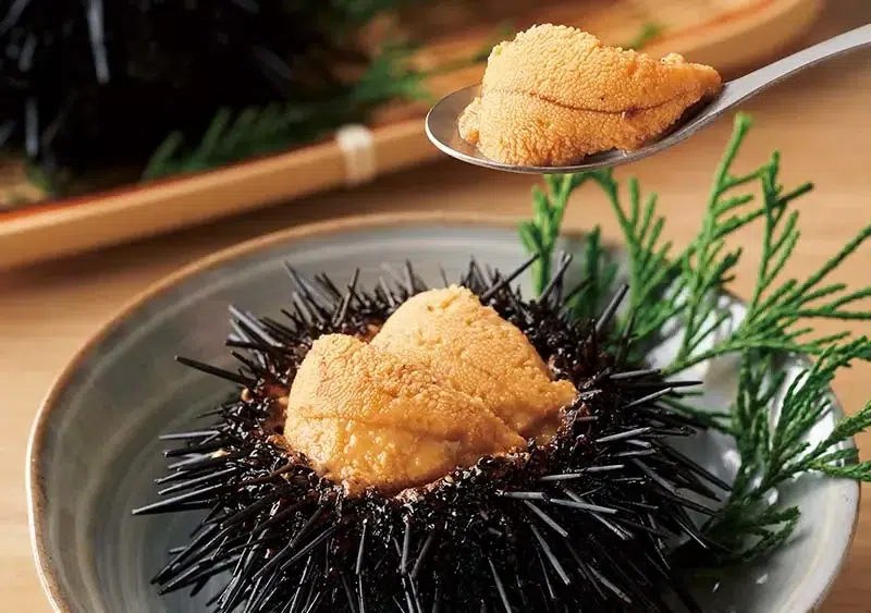 Uni sea urchins. Source kikkoman dot com Uni sea urchins. Source kikkoman dot com