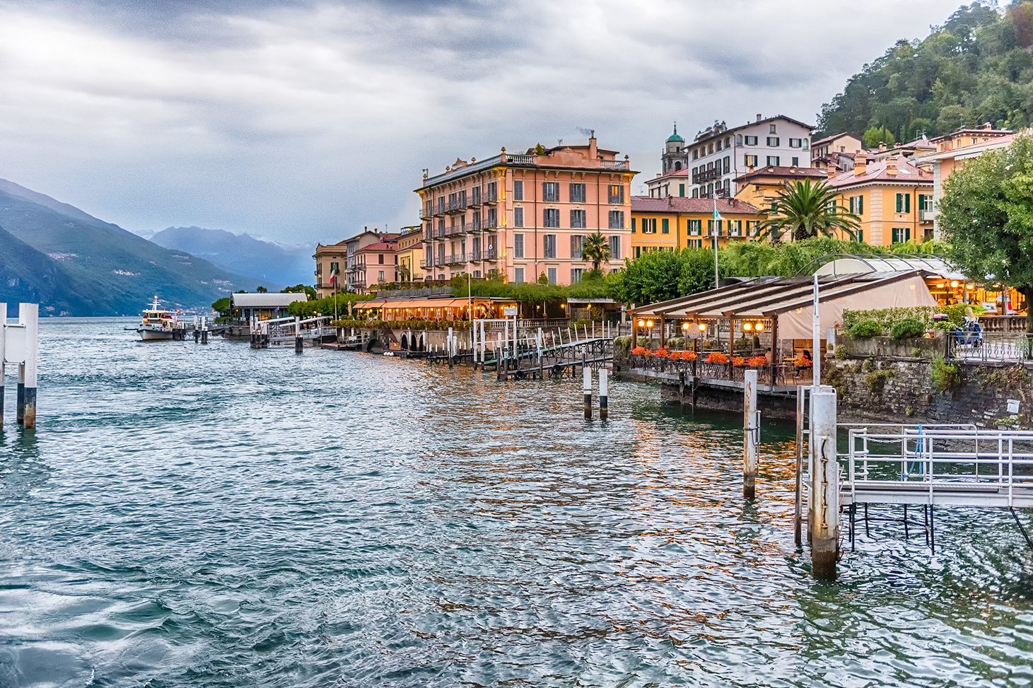 View of Bellagio waterfront on the lake como, Italy. Vecteezy-medium View of Bellagio waterfront on the lake como, Italy. Vecteezy-medium
