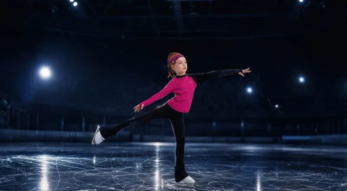 On the Ice, Off the Ice: Flexible Layers for Young Skaters and Practice Days Young Skater on the ice practicing. Image by u_wg9usgq7he from Pixabay