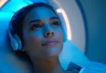 What Happens Inside a Hyperbaric Oxygen Session a woman inside a Hyperbaric Oxygen experiencing a session. Vecteezy-medium