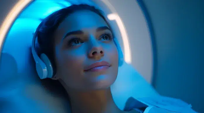 What Happens Inside a Hyperbaric Oxygen Session a woman inside a Hyperbaric Oxygen experiencing a session. Vecteezy-medium