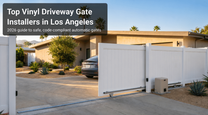 Top 5 Best Vinyl Driveway Gate Installers in Los Angeles for Automatic Gates best vinyl driveway gate installers