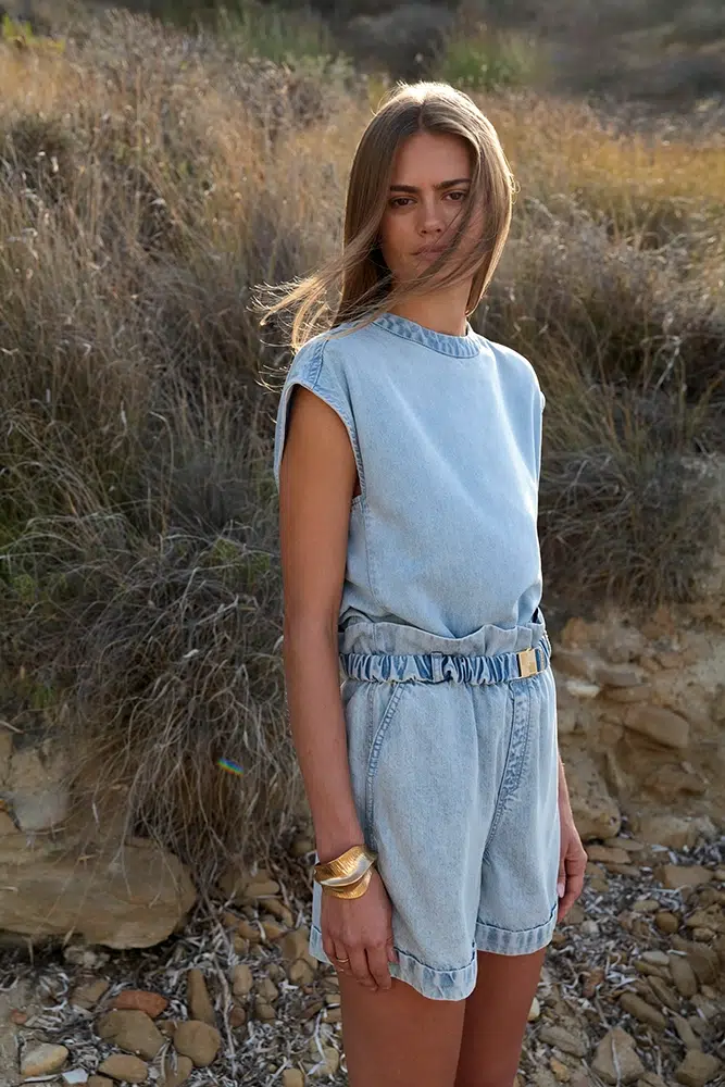 Elia Denim Blouse