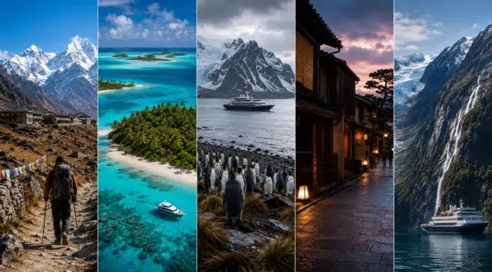 5 Expedition Destinations Redefining What Luxury Travel Looks Like Expedition destinations redefining what luxury travel looks like. AI via ChatGPT