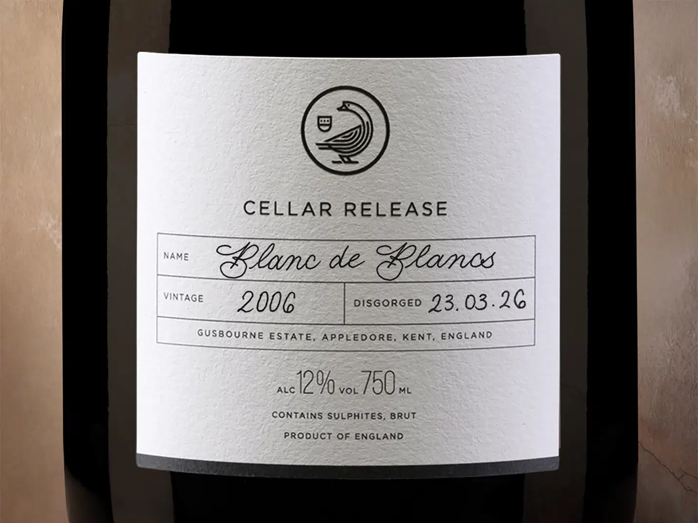 Gusbourne Blanc de Blancs 2006 vintage. Photo courtesy of Gusbourne Gusbourne Blanc de Blancs 2006 vintage. Photo courtesy of Gusbourne