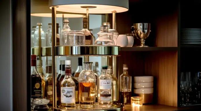 Building the Perfect Hotel Minibar Hotel minibar at home. Vecteezy-medium