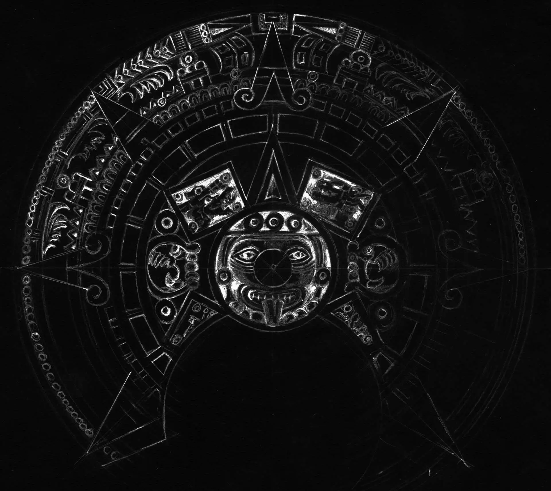 Louis Moinets Only Mexico Drawing_dial Louis Moinets Only Mexico Drawing_dial
