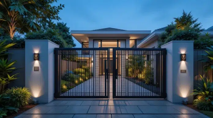 A Complete Guide to Outdoor Lighting for Modern House Elevations Luxury Home Outdoor Lighting. Vecteezy-medium