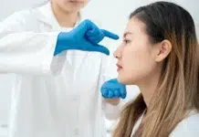 What Good Plastic and Cosmetic Surgery Consultations Look Like Plastic Surgeon Consulting with her patient. Vecteezy-medium