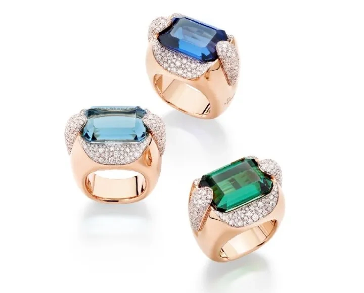 Pomellato Stile Libero High Jewellery Pin Up Rings Pomellato Stile Libero High Jewellery Pin Up Rings