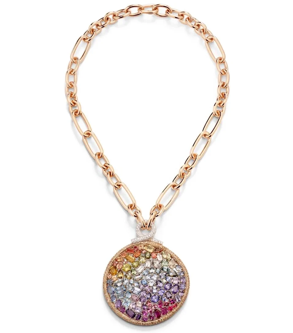 Pomellato Stile Libery High Jewelry Mandala Chromia necklace Pomellato Stile Libery High Jewelry Mandala Chromia necklace