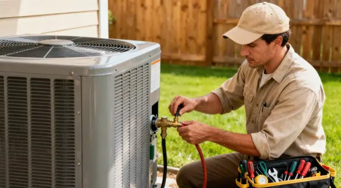 Why Regular HVAC Maintenance Is Worth the Investment Professional giving maintenance to the HVAC. Vecteezy-medium