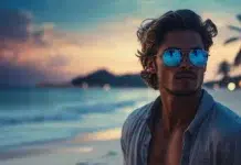 The Understated Luxury of a Perfect Pair of Sunglasses Ray-Bay Sunglasses. Vecteezy-medium