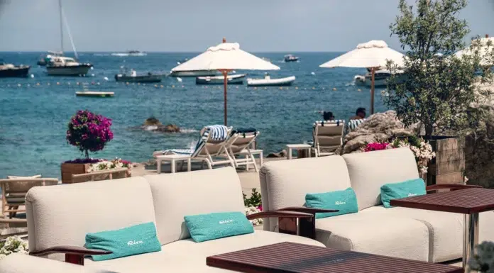 Riva Comes Ashore at Borgo Santandrea Riva Lounge overlooking the Mediterranean at Borgo Santandrea