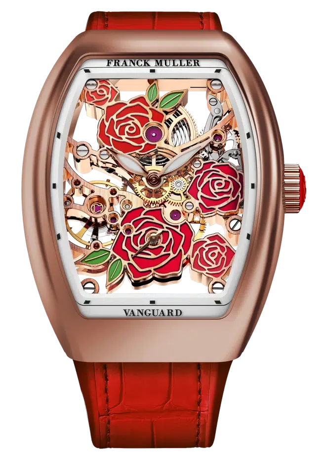 Franck-Muller-Vanguard-Rose-Skeleton Franck-Muller-Vanguard-Rose-Skeleton