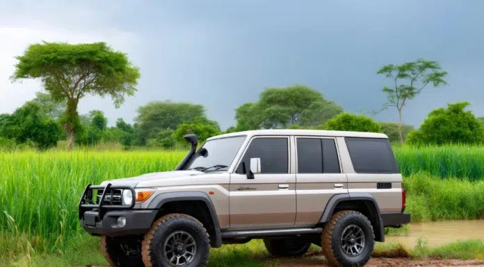 Inside Toyota’s Premium Lineup: The Brand’s Most Expensive Cars in 2026 Toyota Land Cruiser driving off the road. Vecteezy-medium