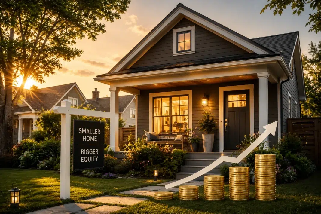 Why Smaller Homes are Building Bigger Equity. AI ChatGPT Why Smaller Homes are Building Bigger Equity. AI ChatGPT