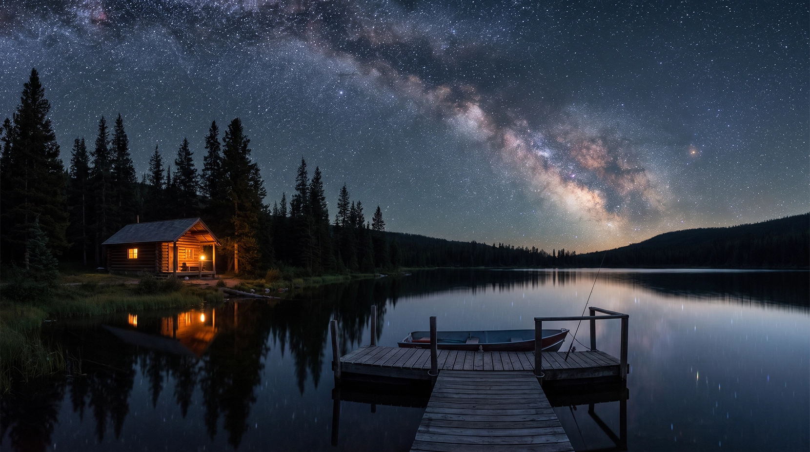 Red Feather Lakes off-grid stargazing cabin on a quiet mountain lake Red Feather Lakes off-grid stargazing cabin on a quiet mountain lake