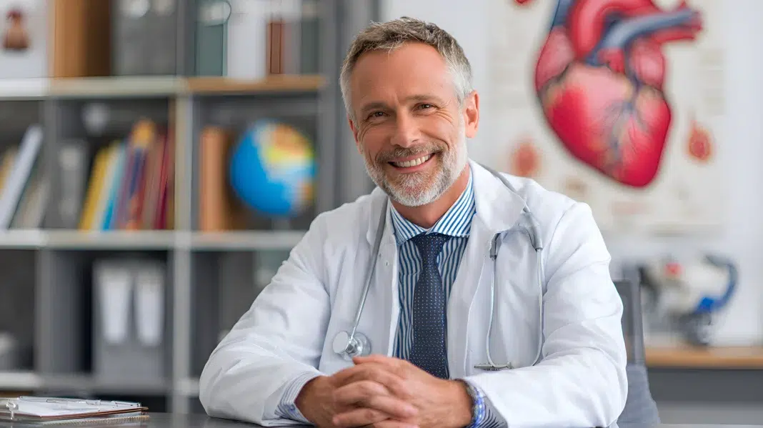 A Cardiologist at his office. Vecteezy-medium A Cardiologist at his office. Vecteezy-medium