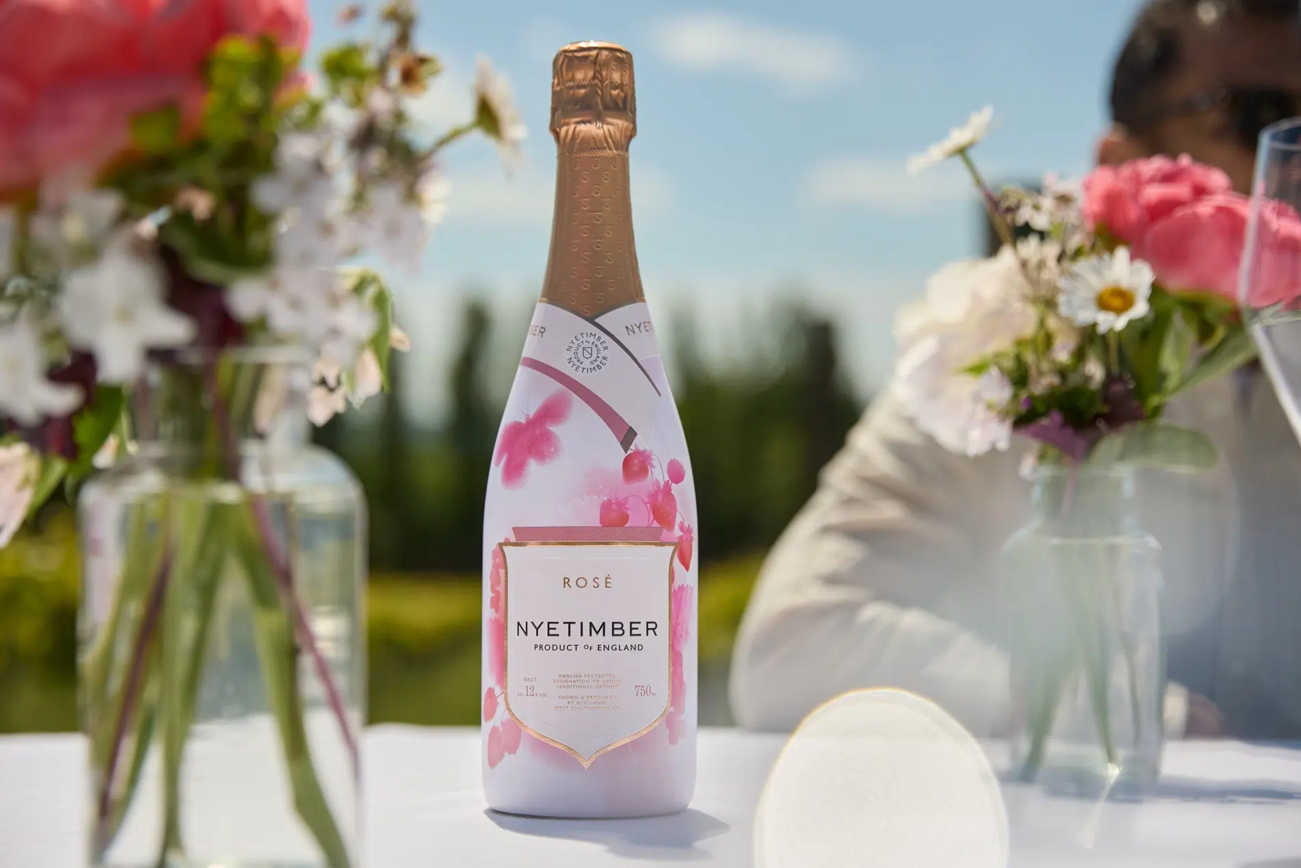 A bottle of Nyetimber limited edition Rosé A bottle of Nyetimber limited edition Rosé