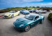 Aston Martin Heritage Edition Revives Five Iconic Colors Aston Martin Newport Beach Heritage Edition Collection