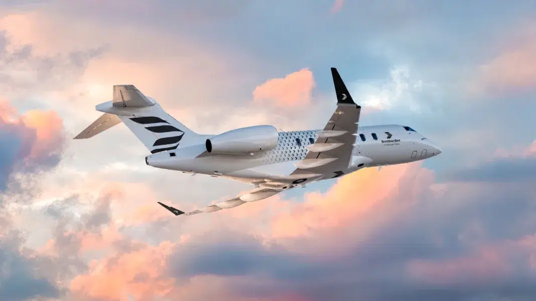 Bombardier's 200th Challenger 3500. Courtesy of Bombardier Piero Ferrari Bombardier Challenger 3500 private jet in flight