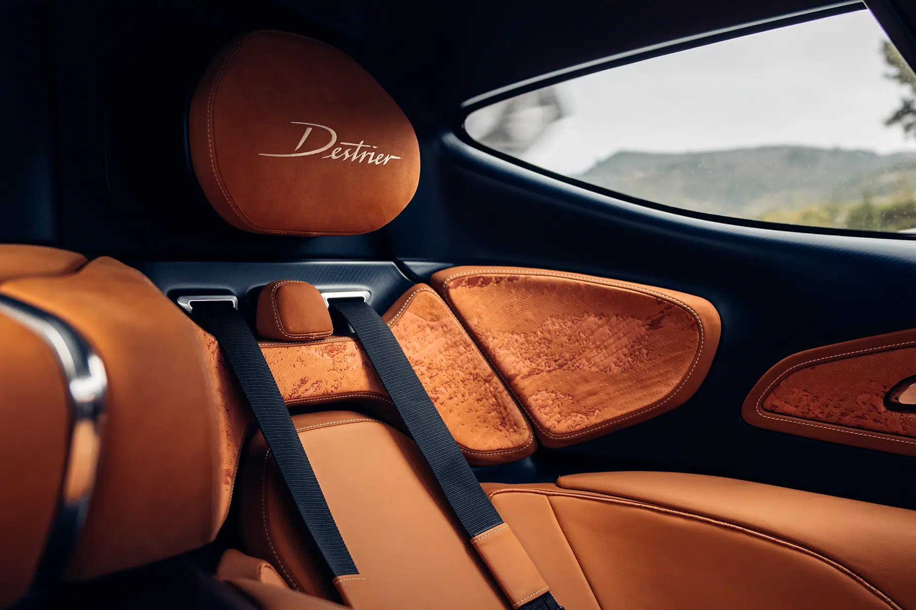 Bugatti Destrier at The Quail interior Bugatti Destrier at The Quail interior