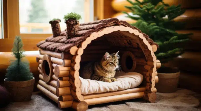 More Than a Shelter: How the Right Outdoor Cat House Creates a Safer Space for Curious Cats Cat House for your feline friend. Vecteezy-medium