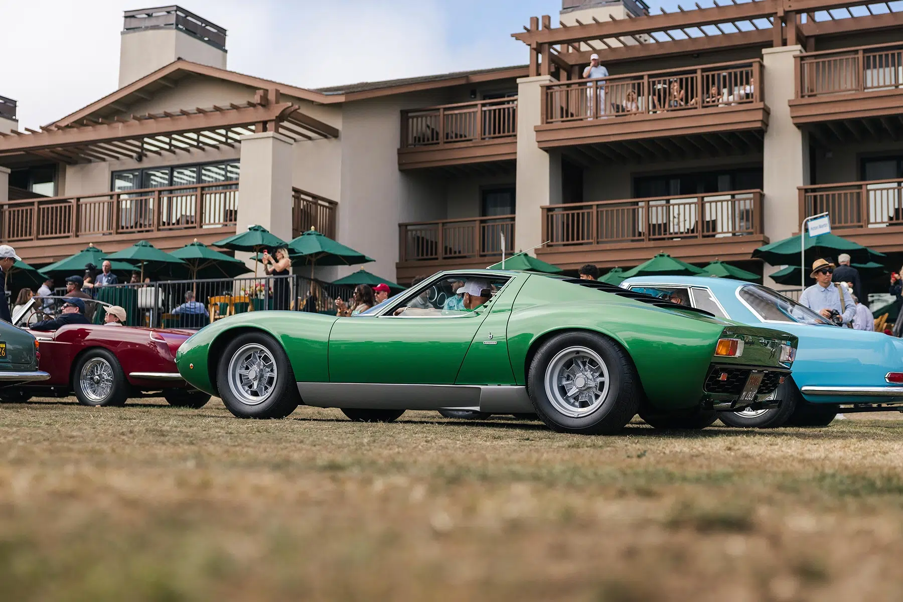 Lamborghini Miuras at Pebble Beach Lamborghini Miuras at Pebble Beach