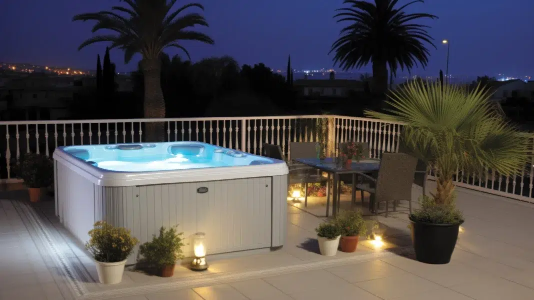 Luxury Outdoor Hot Tub. Vecteezy-medium Luxury Outdoor Hot Tub. Vecteezy-medium