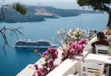 Why Oceania Cruises Is Betting on the Art of Slow Travel Oceania Cruise, A Vista Exterior Europe Greece Santorini