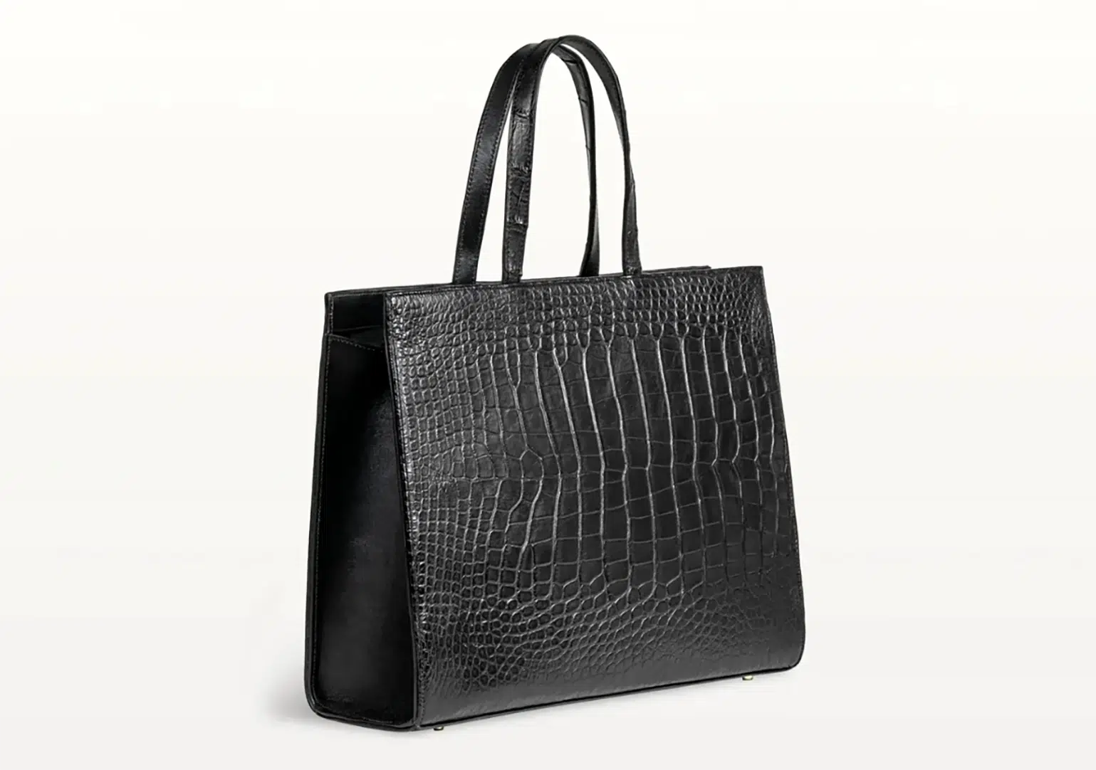 Piper & Skye Braemar Tote in Midnight Black Alligator Piper & Skye Braemar Tote in Midnight Black Alligator