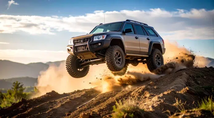 5 Custom Lifted Trucks for Work and Off-Road Adventures custom-lifted truck for the road. Vecteezy-medium