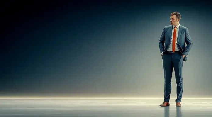 Why Standing All Day Is as Demanding as Sitting? A Confident business men standing all day. Vecteezy-medium