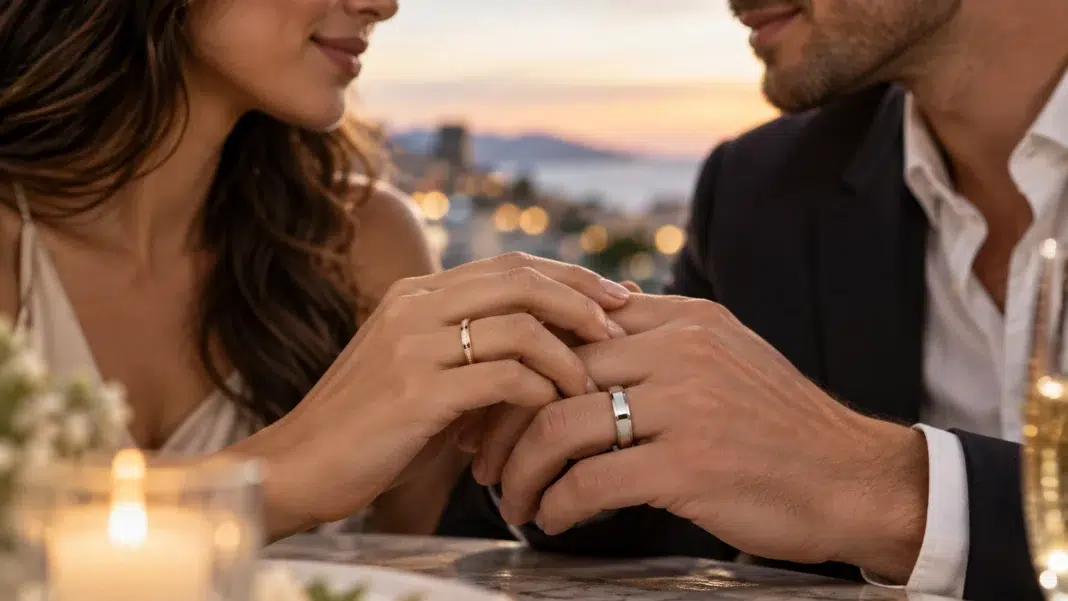 Celebrate Your Love with Beautiful Couple Rings. AI via ChatGPT Celebrate Your Love with Beautiful Couple Rings. AI via ChatGPT