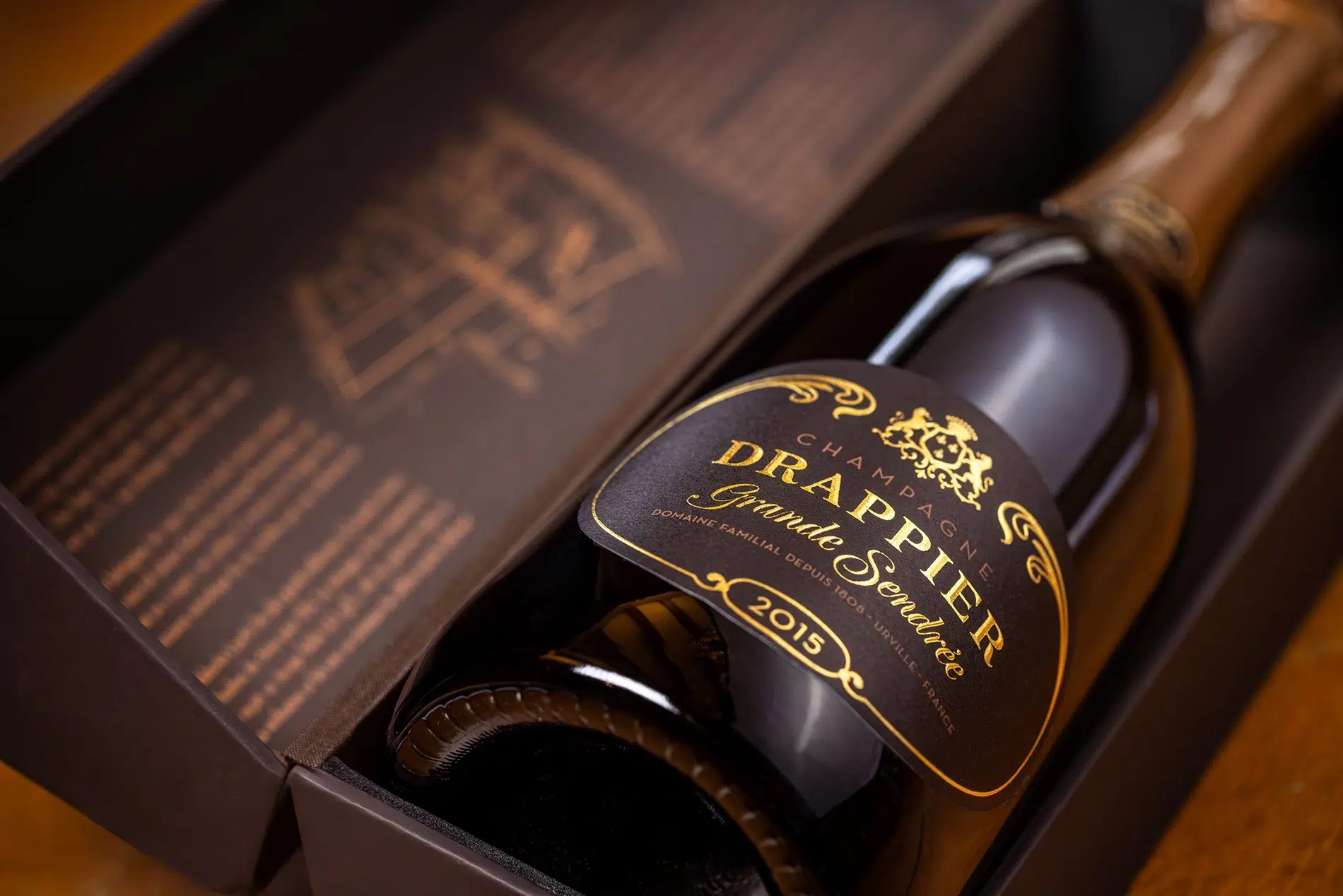 Drappier Grande Sendrée Drappier Grande Sendrée Champagne bottle