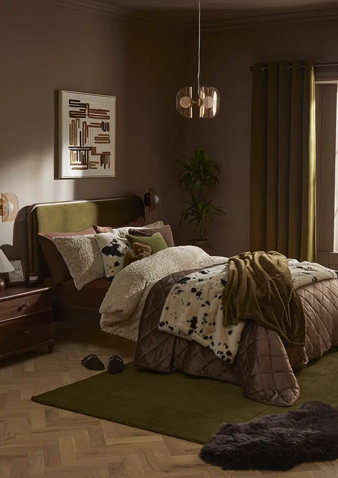 Dunelm AW26 cozy home winter chocolate sleep Dunelm AW26 cozy home winter chocolate sleep