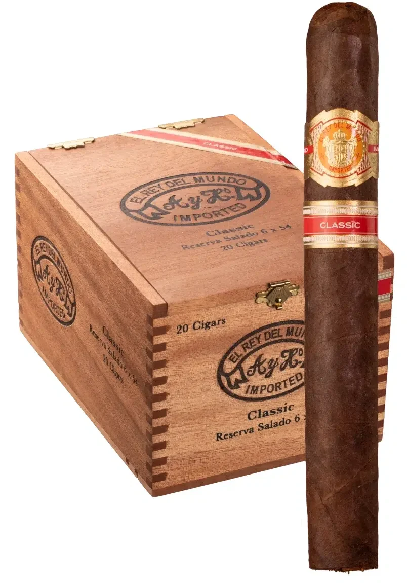 El Rey del Mundo Cigar El Rey del Mundo cigar with wooden cigar box