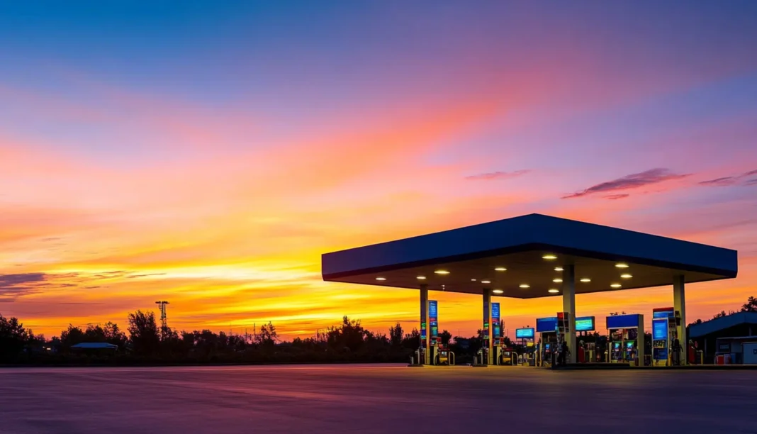 Gas station in Alberta, Canada. Vecteezy-medium Gas station in Alberta, Canada. Vecteezy-medium