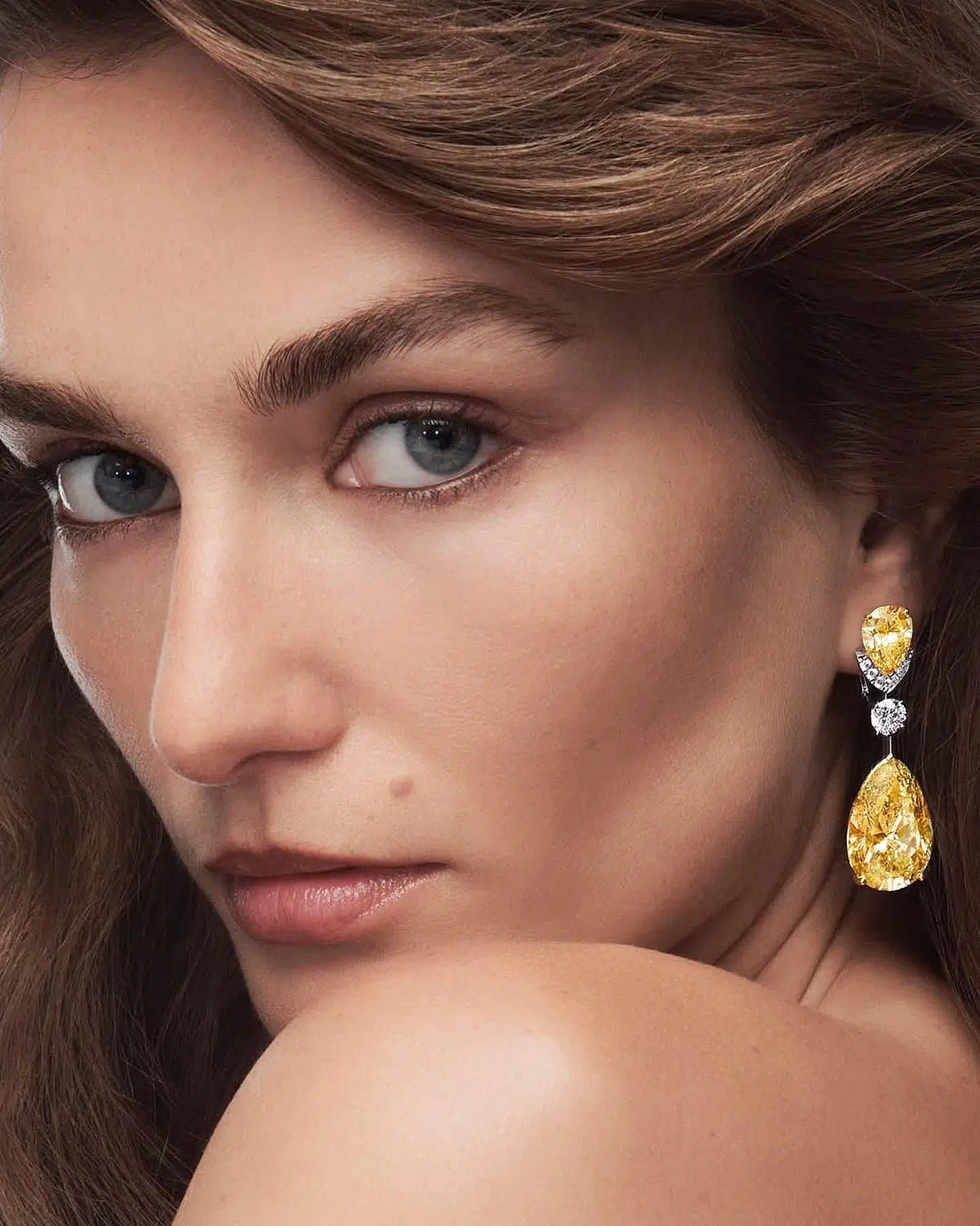 Graff Fancy Intense Yellow Diamond Earrings Graff Fancy Intense Yellow Diamond Earrings