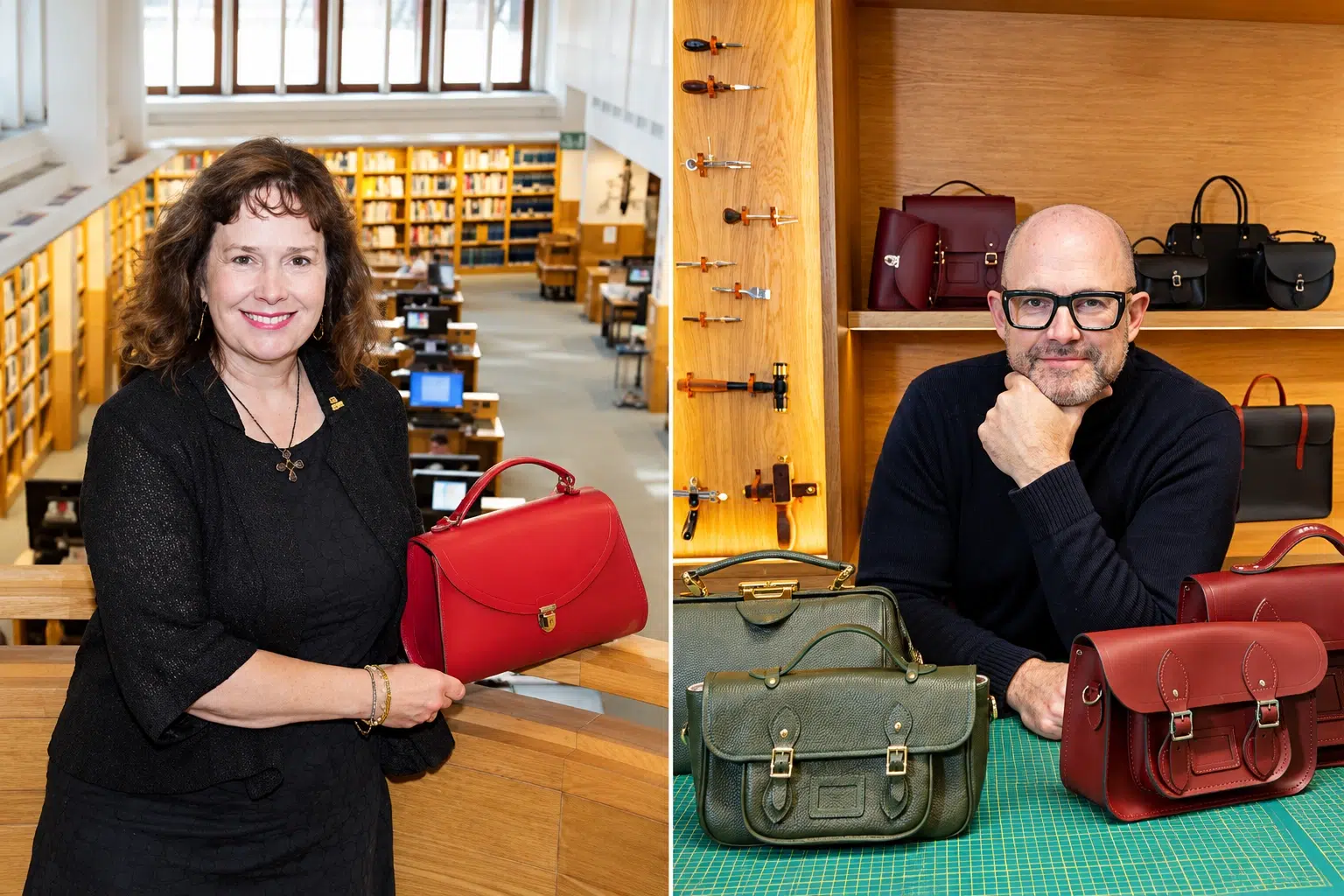 (L) Julie Dean (R) Vincent Perriard. Photo courtesy of Cambridge (L) Julie Dean (R) Vincent Perriard. Photo courtesy of Cambridge