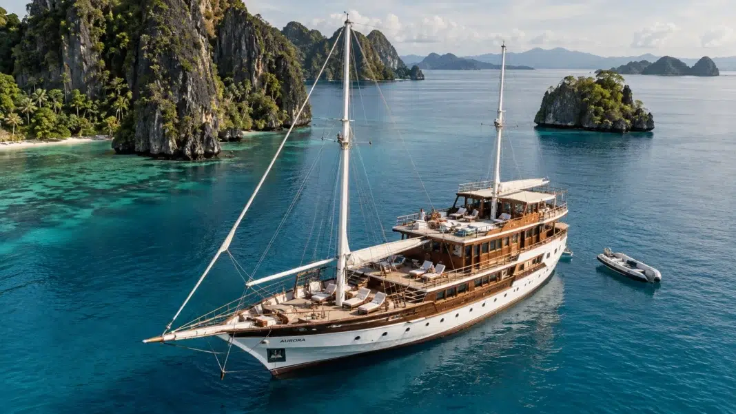 Liveaboard Diving Indonesia. AI Image by ChatGPT Liveaboard Diving Indonesia. AI Image by ChatGPT