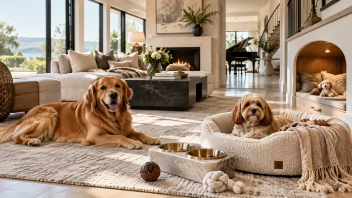 Luxury Living for Dogs. AI Image by ChatGPT Luxury Living for Dogs. AI Image by ChatGPT