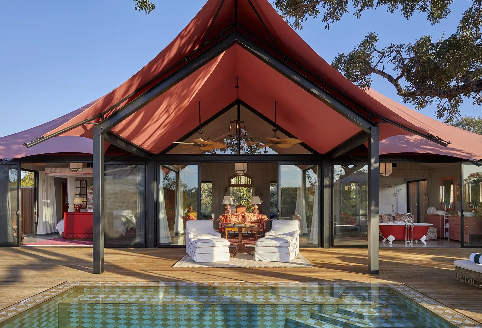 Masiya's Camp at Royal Malewane_LuxurySuite Exterior Pool Masiya's Camp at Royal Malewane_LuxurySuite Exterior Pool