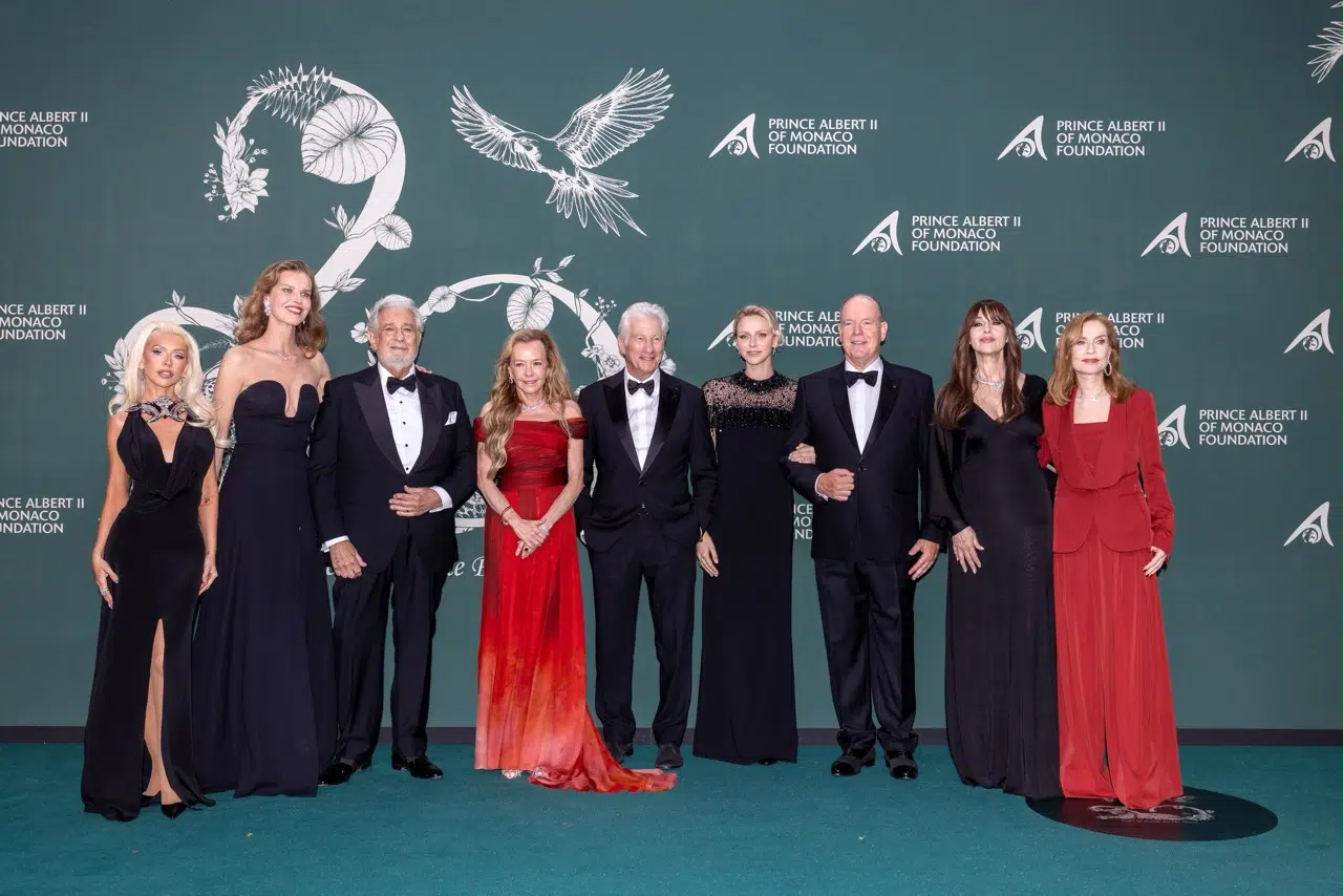 Group photograph at Prince Albert II of Monaco Foundation 20th anniversary gala Group photograph at Prince Albert II of Monaco Foundation 20th anniversary gala