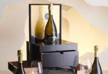 Champagne and Cigars: The Art of the Perfect Pairing Rare Champagne and Elie Bleu luxury cigar humidor