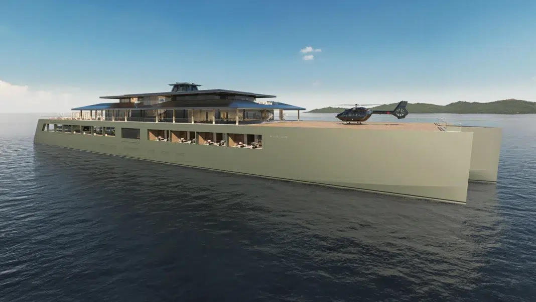 Sinot Fusion Concept, Inside the Extraordinary 118-Metre Trimaran Superyacht Sinot Fusion Concept, Inside the Extraordinary 118-Metre Trimaran Superyacht