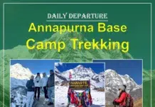 ABC Trek vs Manaslu Circuit Trek vs Annapurna Circuit Trek vs Everest Three Pass Trek: Complete Guide Annapurna Base Camp Trekking. Image courtesy of Everet Trekking Routes